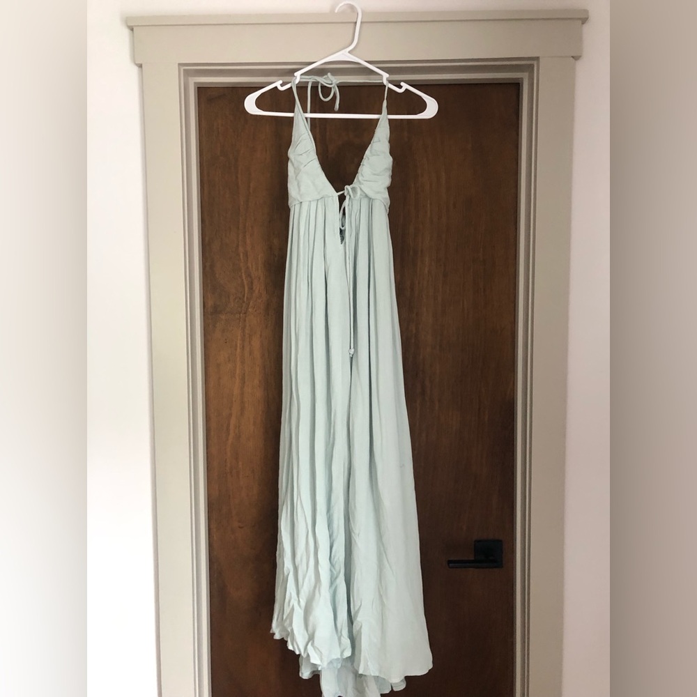 VICI dolls seafoam green maxi dress